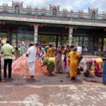 Devotees at Bannari Amman Temple